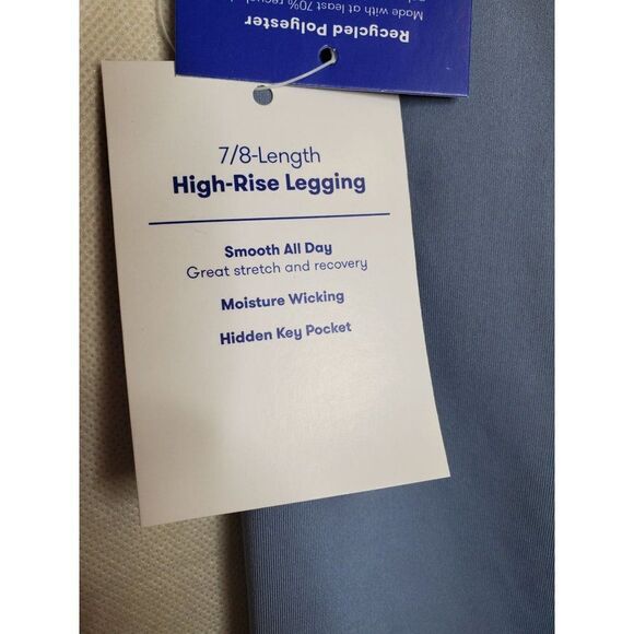 JoyLab 7/8 High Rise Legging Athletic Workout Moisture Wicking Tights Vented - Picture 2 of 7